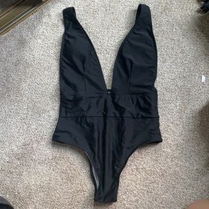 Shein black one piece